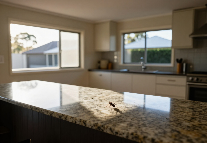 Spider-free garage in Watsons Bay after treatment